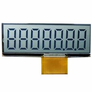 Small Size Segment TN FFC LCD Module Monochrome Transflective Positive Display