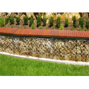 Opening 80x100mm Size 2x1x1m Woven Galvanized Gabion Mesh