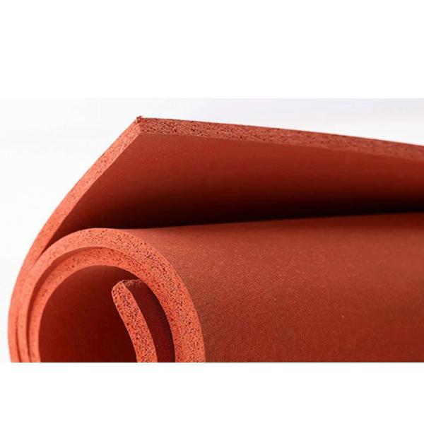 Quality Red 3mm Silicone Sponge Rubber Sheet With Texture wholesale