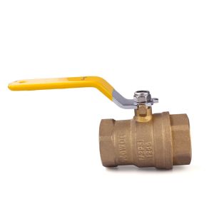 Push To Connect Valve Brass Gas Ball Valve 600WOG 1/2" 1" 2" Thread Standard