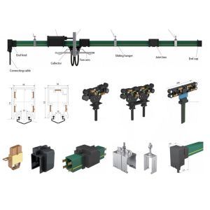 10 Pole PVC Housing 660V Overhead Travelling Crane