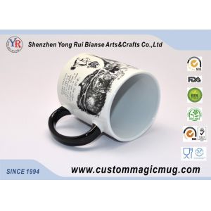 Ceramic Custom Magic Photo Mug with Handle , Funny Heat Reactive Coffee Mugs