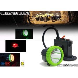 50000 Lux Led Headlamp Rechargeable , 4 Color Lighting Miners Cap Lamp