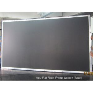 Clear Picture HD Projector Screen 140 Inch Flat Fixed Frame 3D Projection