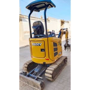 2019 Year Small Hydraulic Excavator SY18 Mini Digger with Rubber Crawler Moving
