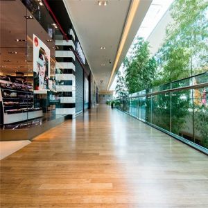 High Density Solid Bamboo Wood Flooring From in Modern Design with Coffee Color