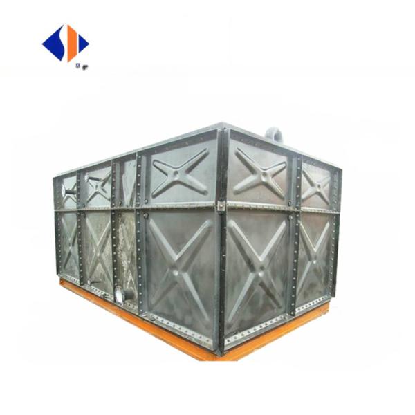 Quality Hot Dipped Galvanized Water Tanks Rectangle with Q235 Steel Plate B mm 1106-3112 wholesale