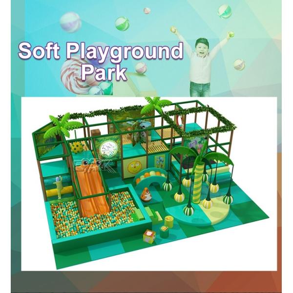 Indoor Soft Playground Kids Entertainment Equipment With Slide And Climbing