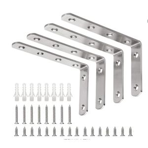 China Anodized Corner Right Angle Metal Bracket Extruded Aluminum Brackets Hardware on sale