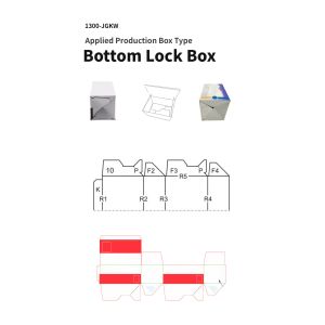 Wood Packaging Dual- Lock Bottom Glue Spreader 1300*JGKW High Speed Folder Gluer