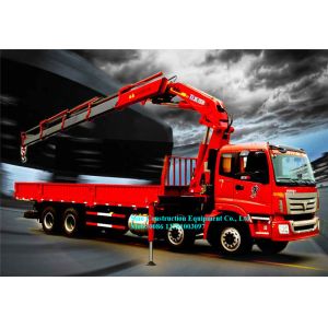 16t Knuckle Boom Truck Mounted Crane SQ16ZK4Q Max Lifting Torque 40 T M