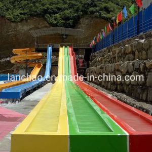 ISO9001 Outdoor Playground Amusement Park Fiberglass Pool Water Slide