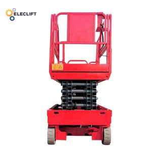 3km/H-5km/H Self Propelled Scissor Lift Man Lift Joystick Steering Control