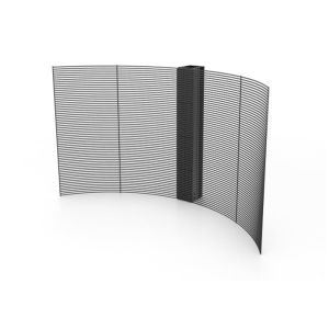 High Brightness 5000nits Transparent LED Screens PCB Curved LED Display P1.9