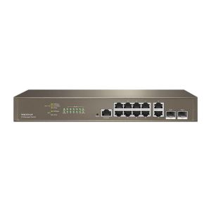 Stock Customized TEG5312F 10port L3 Managed Switch with 10*10/100/1000 Base-T