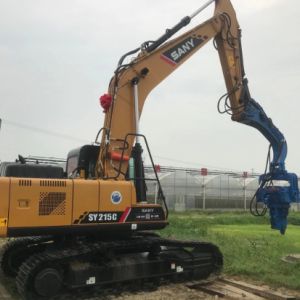 Precise Pile Driver for Solar Farms: Efficient Sheet Piling & Vibro Technology