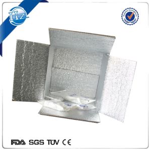Food Delivery Package Chill Insulated Corrugated Carton Aluminum Foil EPE Foam