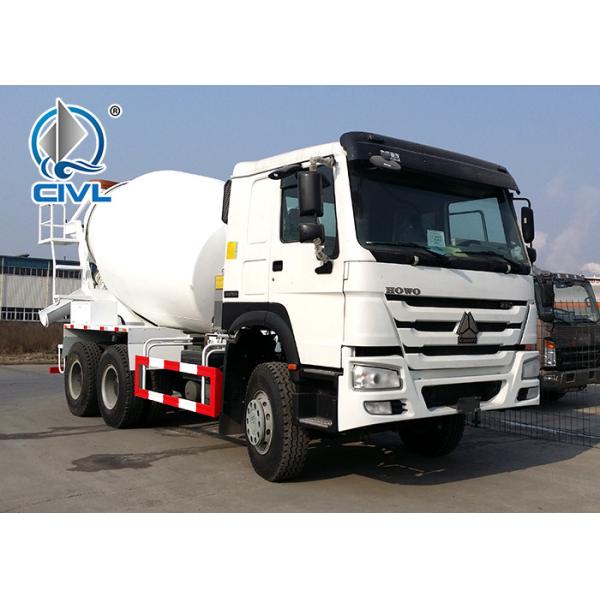 HOWO Sinotruk Concrete Mixer Trucks 8cbm 6x4 371 hp 20-60 ton With Italy Motor And Pump