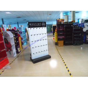 Cheap Custom display stand with hooks and 4C printing manufacture for sale