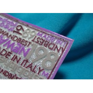 Silicone Material Custom Design Pvc Cloth Label ,3D Decorative Patches For