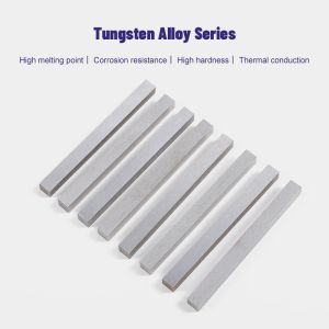 Wear Resistant Tungsten Rod Bar Machining Surface Tungsten Flat Bar