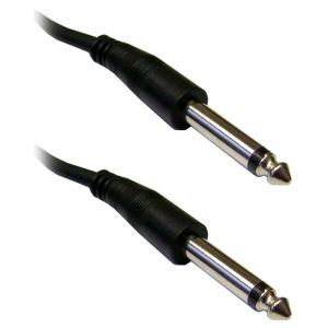 China 1/4 inch Mono Patch Cable, 1/4 Male, 6 foot guitar cable on sale