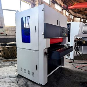 3500 KG R-RP1000 Precise Calibrating Wide Belt Grinding Sander Sanding Machine