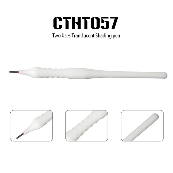 Disposable Manual Tattoo Pen Permanent Makeup Microstroking Pen 21 Round Blade