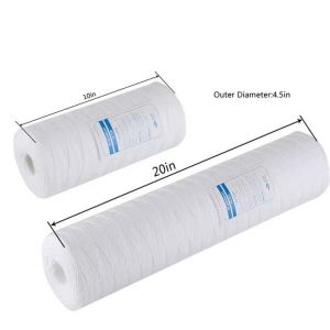 Cheap Standard 20 Inch PP String Wound Yarn Filter for Industrial Filtration Applications for sale