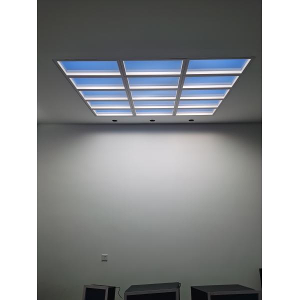 LED Skylight Panel for 8–12㎡ spaces, 300mm ceiling height, 6000LM bright