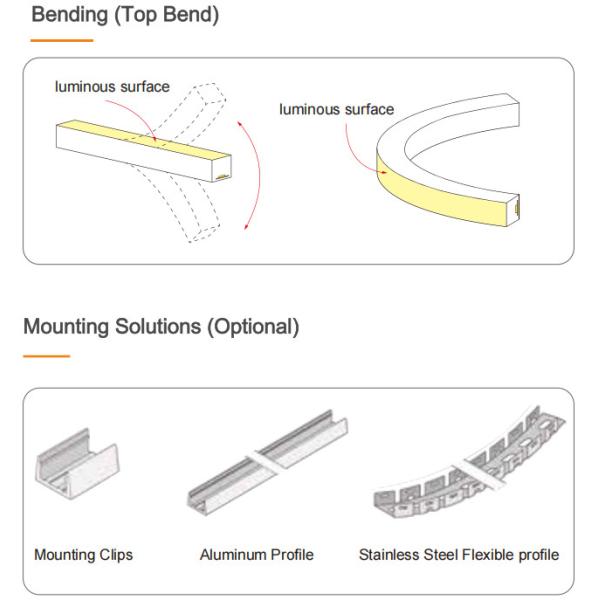 Customizable LED Neon Strip Top Bend Neon Flexible LED Strip OEM ODM Services