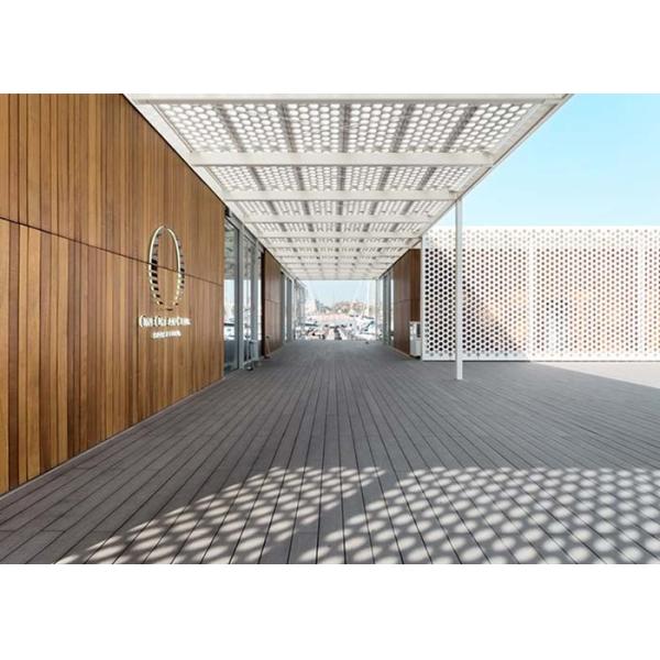 Quality Perforated Metal Sunshade Panels Aesthetically And Ventilated for Architectural Sun Control System wholesale