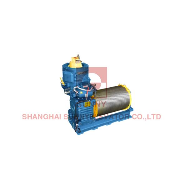 Quality Ratio 49:2 Elevator Gearless Traction Machine Max.Static Load 1200kg wholesale