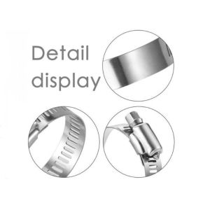 Adjustable 2.1 NM LBS Oilproof American Hose Clamp