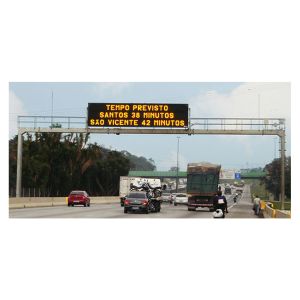 VMS LED Display Variable Message Sign with 100,000 Hours Life Span 16*8