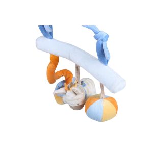 Vision Developing Newborn Plush Toys Embroidery Logo Hanging Design