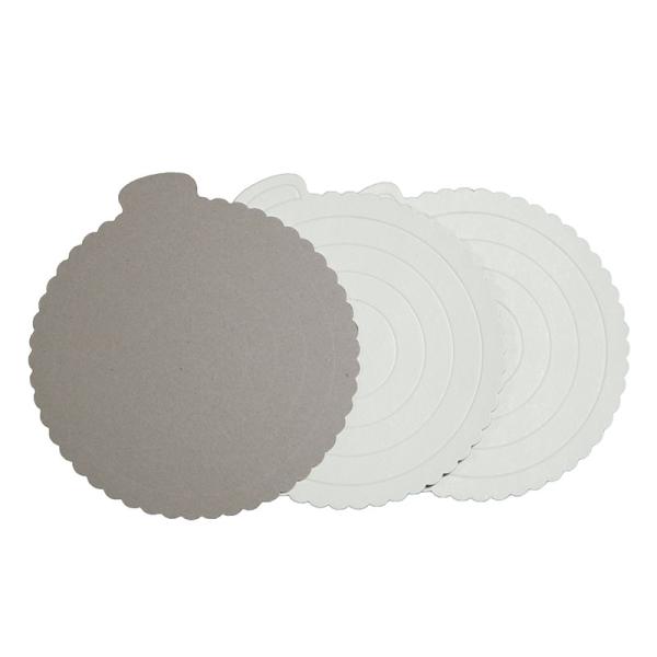 Greaseproof Flower Edges Round Bakery Cake Cardboard Base