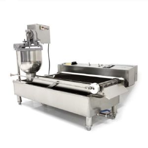 Industrial 7L Automatic Donut Maker Machine Double Rows Food Making Equipment