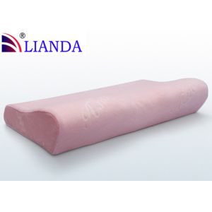 King Size Memory Foam Pillows Washable Plush Velour Cover Side Sleeper