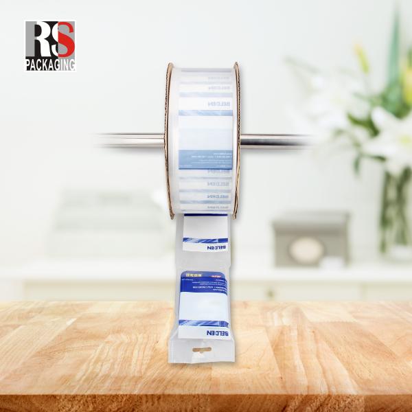 Plastic Pre Opened Poly Bags On A Roll Fan Folded Perforated Auto Bags