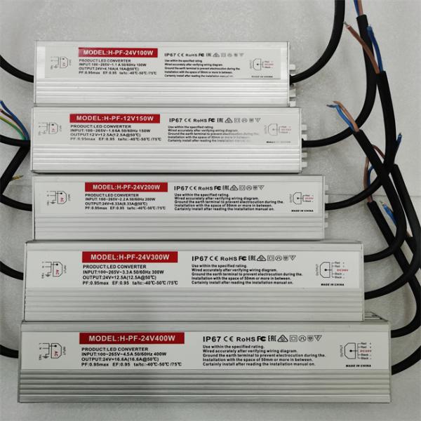 Quality 400W IP67 Reliable 12V 24V LED Power Supply for Outdoor & Architectural Lighting wholesale