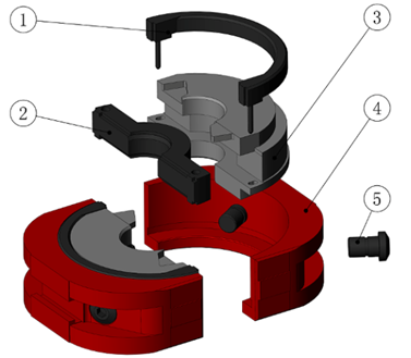 2 7/8" 3 - 1/2" Blowout Preventer Equipment S Type Variable Ram Bore API16A 5000PSI