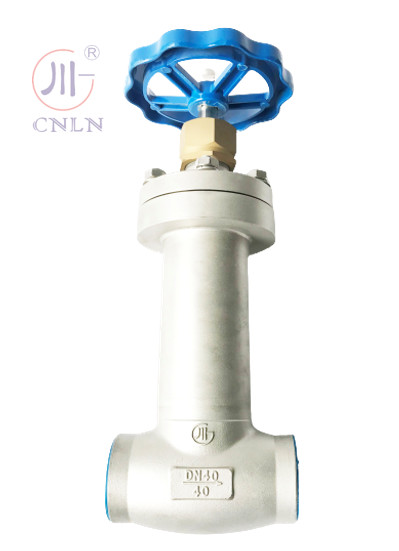 PN40 DN40 Low Temperature Globe Valve With Vacuum Jacket For LNG/LOX/LN2/LAR