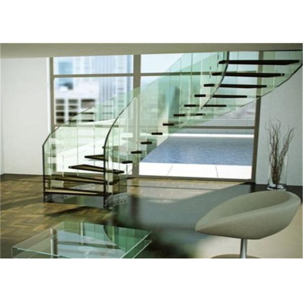 Pvc Handrail Building Curved Stairs Oak Stairs Non Slip AS/NZS 2208 Certificate