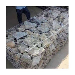 China Standard River Protection Erosion Control Gabion Baskets Galvanized 2x1x1m on sale