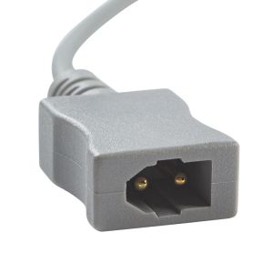 Compatible Temperature Adapter 6.3 Mono Plug To Rectangular Dual Pin YSI400