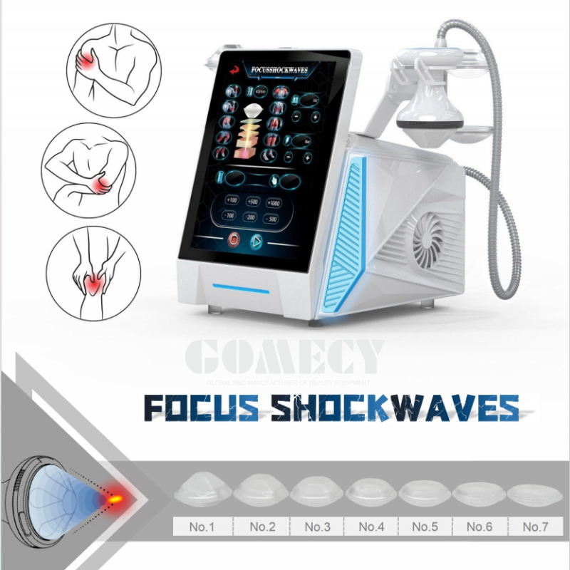 Focus Shockwave Therapy Machine Piezoelectric System for Deep Tissue Pain Relief