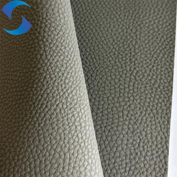 1.55mm PVC Synthetic Leather Fabric With Anti-Mildew And Embossed Pattern