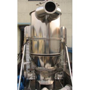 Vertical Continuous Fluid Bed Dryer Machine High Performance For Coffee Powder