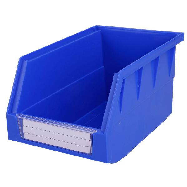 Eco-Friendly Stackable Plastic Shelf Bin for Organizing Small Parts in